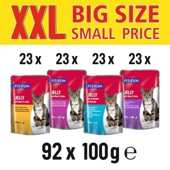 FIT+FUN Jelly Multipack 92x100g 4 Leckere Sorten – Bild 2