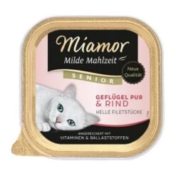 Miamor Milde Mahlzeit Senior Geflügel & Rind 16x100 G